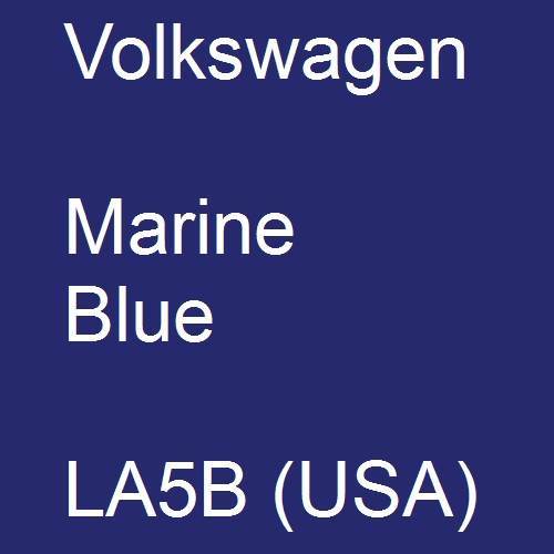 Volkswagen, Marine Blue, LA5B (USA).